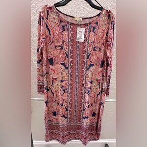 NWT Haami brand dress, size Large. Very silky & stretchy ♥️